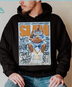 Carmelo Anthony Denver Nuggets Slam Cover NBA Tee Shirt