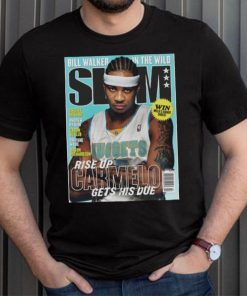 Carmelo anthony slam magazine hot sale shirt