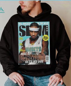 Carmelo Anthony NBA Denver Nuggets Slam Cover Tee Shirt