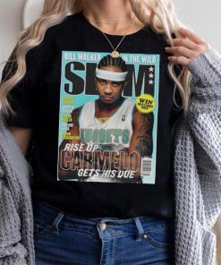 Carmelo Anthony NBA Denver Nuggets Slam Cover Tee Shirt - Limotees