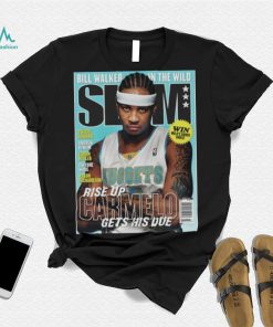 Carmelo Anthony NBA Denver Nuggets Slam Cover Tee Shirt