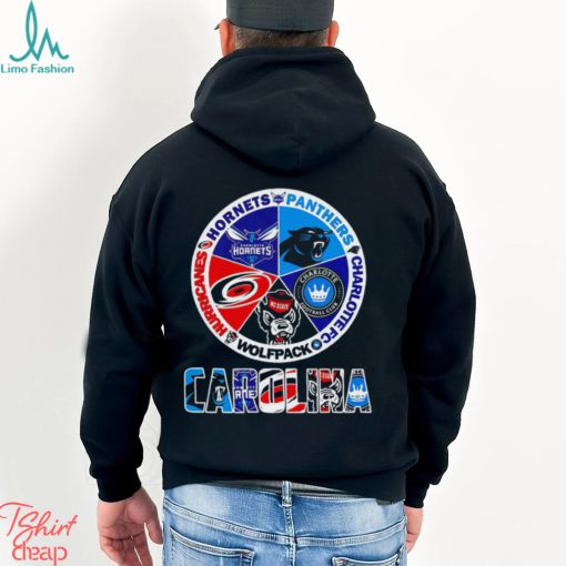 Carolina Hornets Carolina Panthers Carolina Hurricanes South Carolina Gamecocks Carolina Charlotte FC logo Carolina city shirt