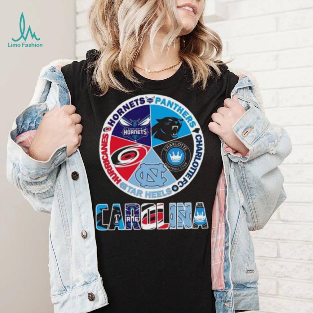 Original carolina Sport team Carolina Hornets Panthers Charlotte Fc Tar  Heels and Hurricanes Shirt - Bring Your Ideas, Thoughts And Imaginations  Into Reality Today
