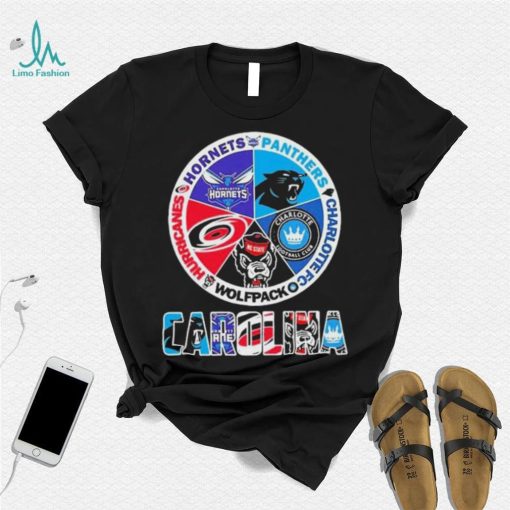 Carolina Sports Teams Shirt Hornets Panthers Charlotte Fc Wolfpack And Hurricanes
