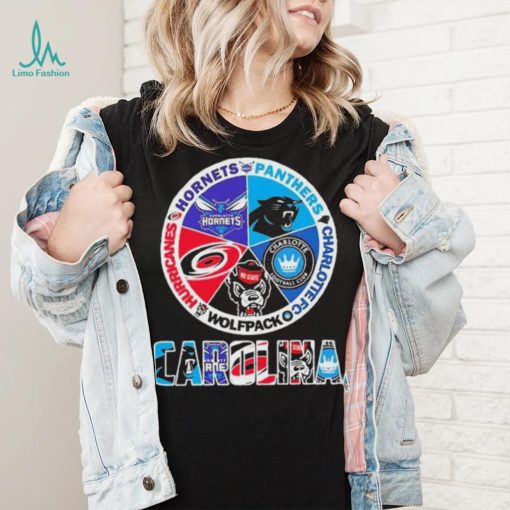 Carolina Sports Teams Shirt Hornets Panthers Charlotte Fc Wolfpack And Hurricanes