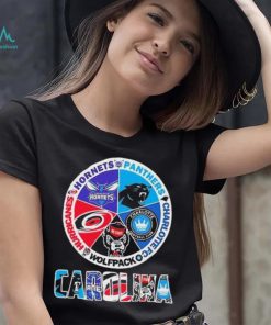 Carolina Sports Teams Shirt Hornets Panthers Charlotte Fc Wolfpack And Hurricanes
