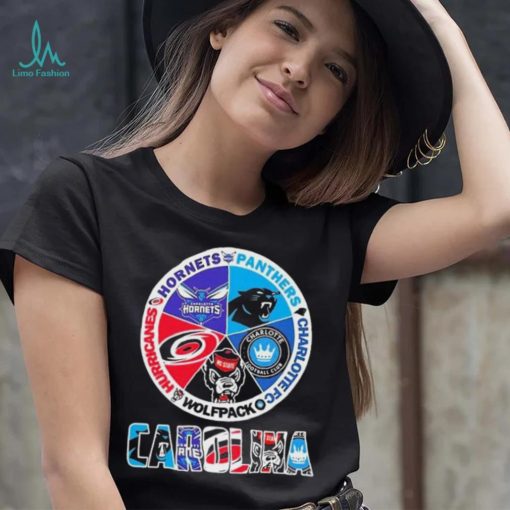Carolina Sports Teams Shirt Hornets Panthers Charlotte Fc Wolfpack And Hurricanes