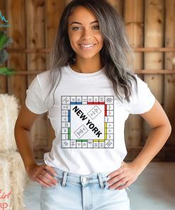 Carrie bradshaw New York monopoly art design t shirt