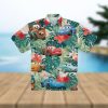 Red Aloha MLB Washington Nationals Hawaiian Shirt White Leaves Pattern Trendy Summer Gift
