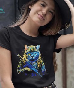 Cat Military Warrior Ukraine Shirt
