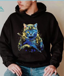 Cat Military Warrior Ukraine Shirt