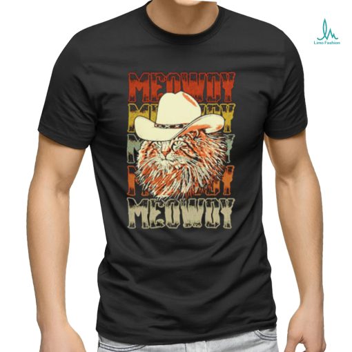 Cat cowboy hat funny shirt