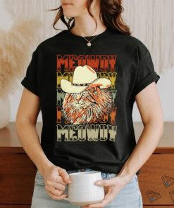 Cat cowboy hat funny shirt