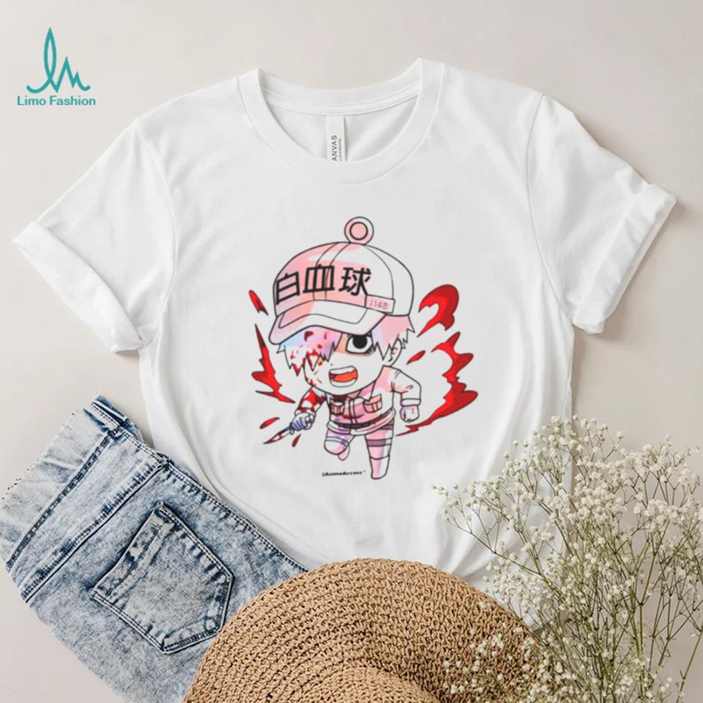 Red Blood Cell Hataraku Saibou - Cells At Work - T-Shirt