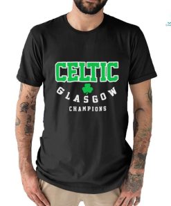 Celtic FC Glasgow Champions 2023 logo shirt