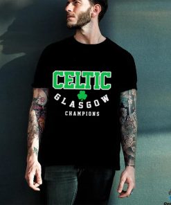 Celtic FC Glasgow Champions 2023 logo shirt