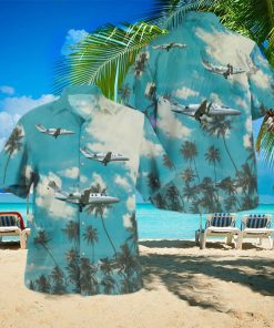 Cessna 525 Citationjet Summer Aloha hawaiian shirt