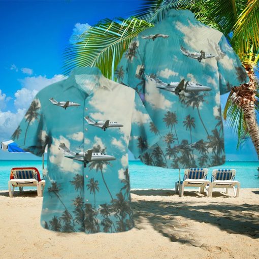 Cessna 525 Citationjet Summer Aloha hawaiian shirt