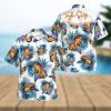 Horror Movie Retro Hawaiian Shirt  Horror Movie Button Down Shirt  Horror Character Summer Shirt