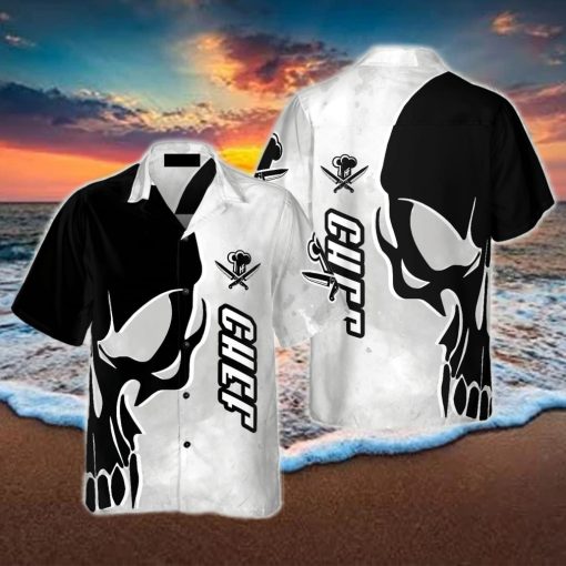 Chef   Knife Skull Hawaiian Shirt Aloha Summer For Men And Women Gift