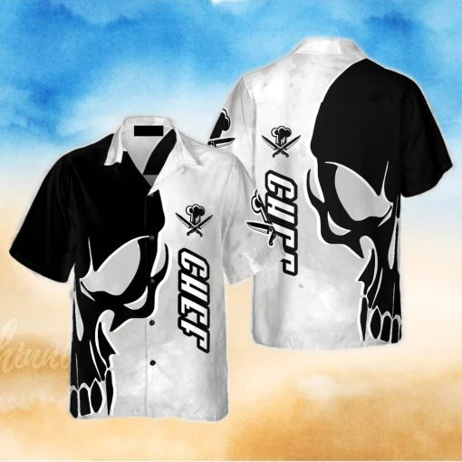 Chef   Knife Skull Hawaiian Shirt Aloha Summer For Men And Women Gift