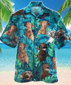 Chesapeake Bay Retriever Dog Lovers Hawaiian Shirt For Men Women