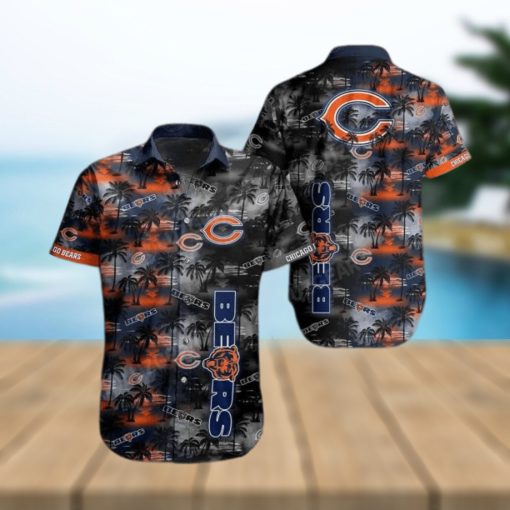 Chicago Bears NFL Hawaiian Shirt And Shirt Tropical Pattern Summer For Football NFL Fans