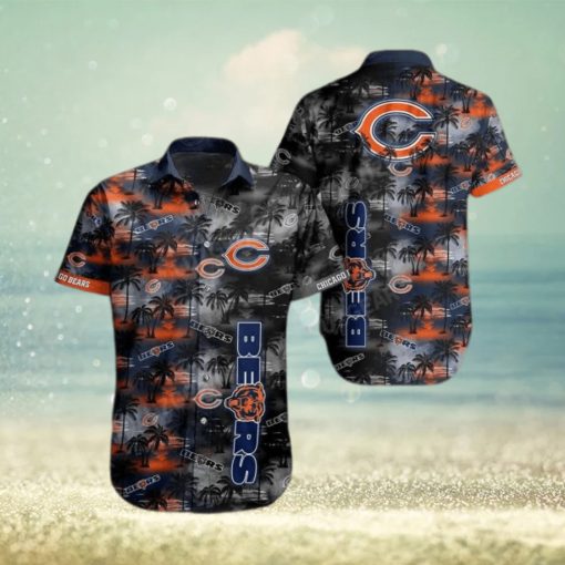 Chicago Bears NFL Hawaiian Shirt And Shirt Tropical Pattern Summer For Football NFL Fans