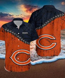 Chicago Bears NFL Polynesian Tattoo Hawaiian Shirt