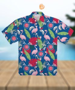 Chicago Cubs Floral Hawaiian Shirt