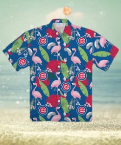 Chicago Cubs Floral Hawaiian Shirt