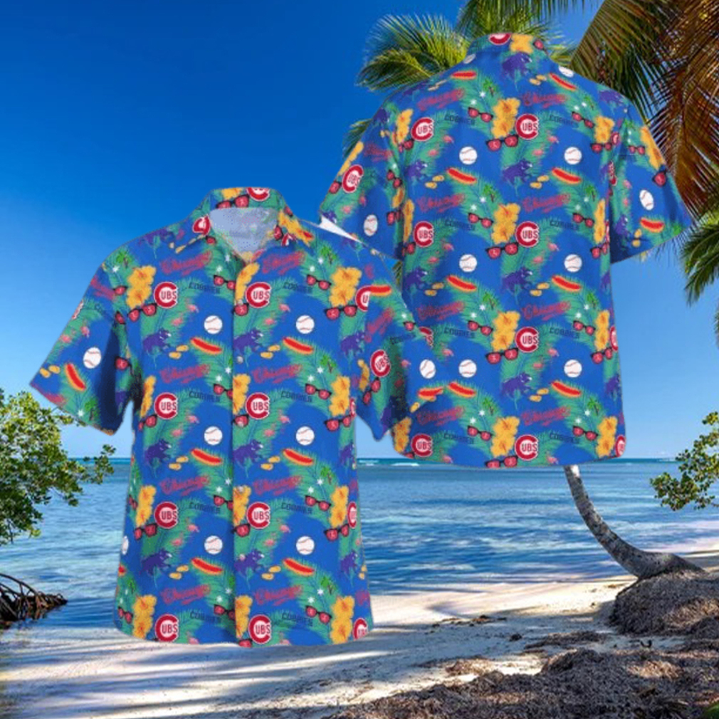Chicago Cubs American Flag Logo Hawaiian Shirt Vacation Gift For Men And  Women Gift - Limotees