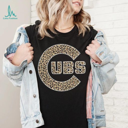 Chicago Cubs Logo Leopard Shirt