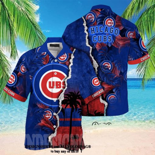 Chicago Cubs MLB Floral Classic Full Printing Hawaiian Shirt