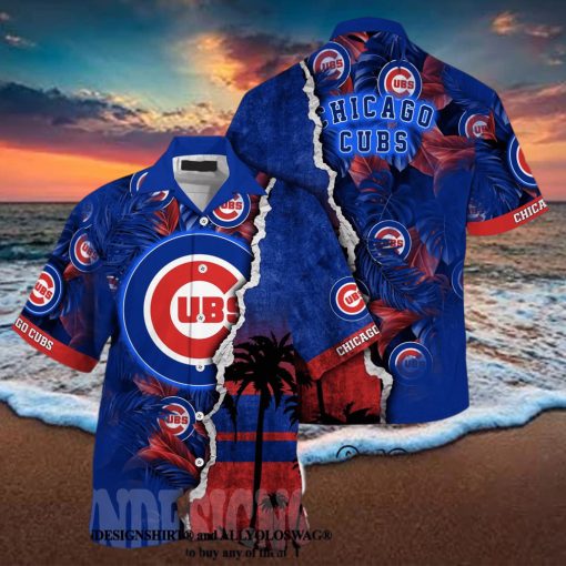 Chicago Cubs MLB Floral Classic Full Printing Hawaiian Shirt