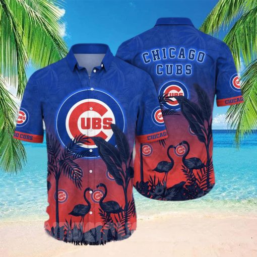 Chicago Cubs MLB Flower Classic All Over Print Hawaiian Shirt