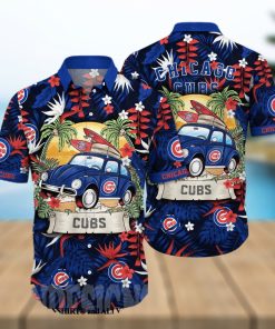 Chicago Cubs MLB Flower Classic Hawaiian Shirt