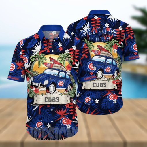 Chicago Cubs MLB Flower Classic Hawaiian Shirt