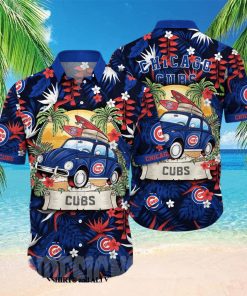 Chicago Cubs MLB Flower Classic Hawaiian Shirt