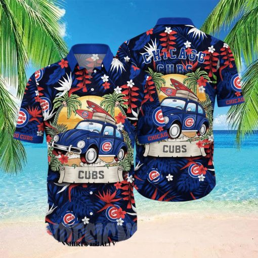 Chicago Cubs MLB Flower Classic Hawaiian Shirt