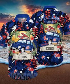 Chicago Cubs MLB Flower Classic Hawaiian Shirt