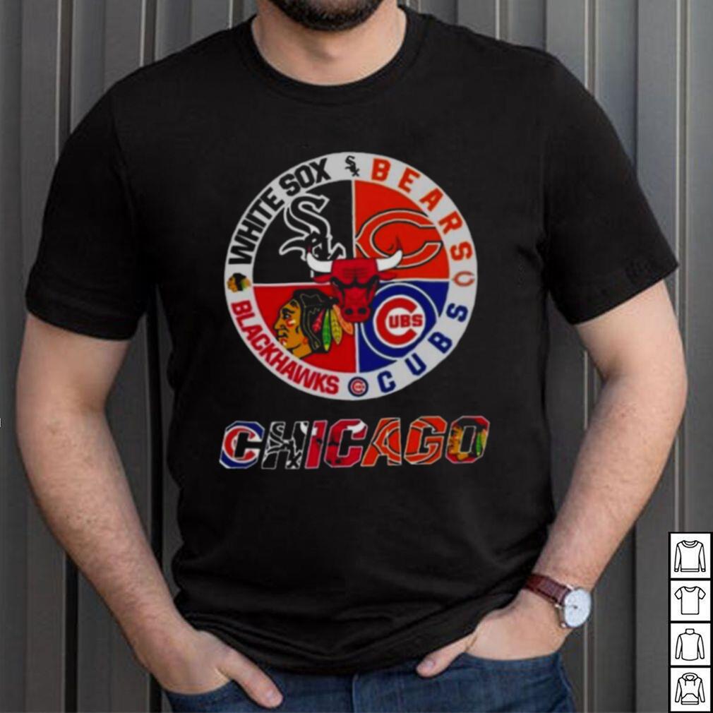 Chicago Bear Cubs White Sox Blackhawks Bulls Legends Team T Shirt, hoodie,  sweater and long sleeve