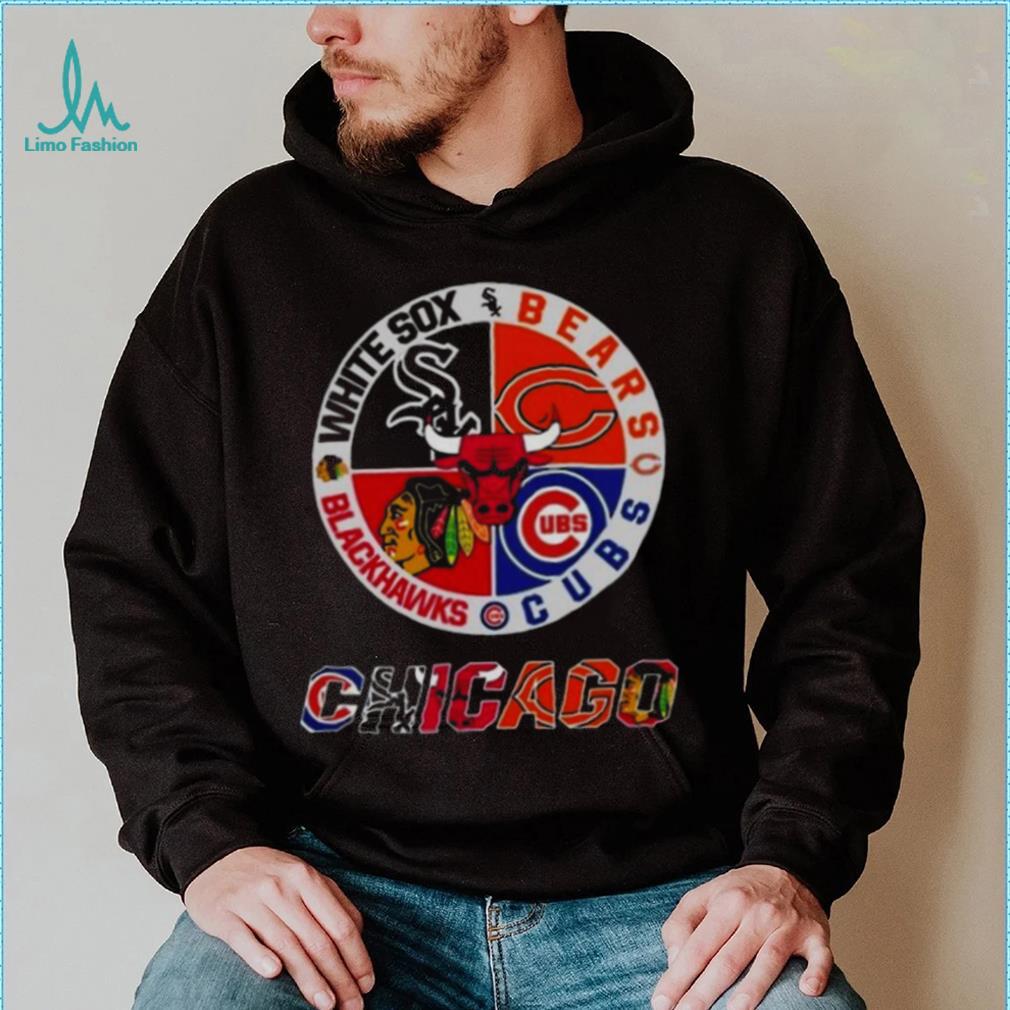 Official Chicago Cubs Bulls White Sox Bears And Blackhawks