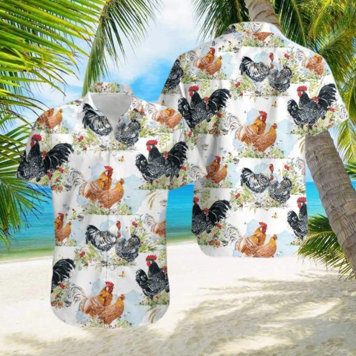 Chicken Hawaiian Shirt Unisex