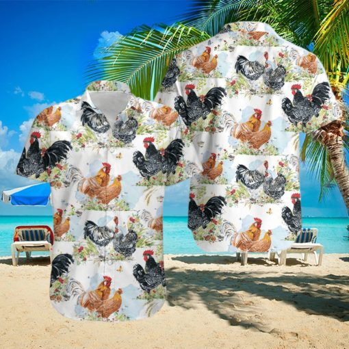 Chicken Hawaiian Shirt Unisex