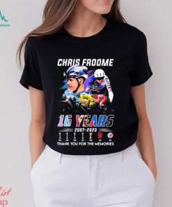 Chris Froome 16 Years 2007 2023 Thank You For The Memories Signatures Shirt