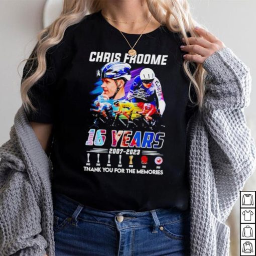 Chris Froome 16 Years 2007 – 2023 Thank You For The Memories T Shirt