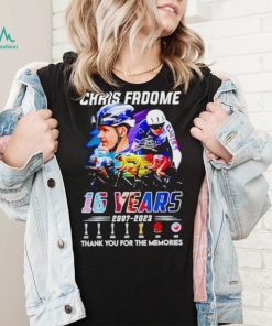 Chris Froome 16 Years 2007 – 2023 Thank You For The Memories T Shirt