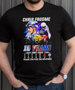 Chris Froome 16 Years 2007 – 2023 Thank You For The Memories T Shirt
