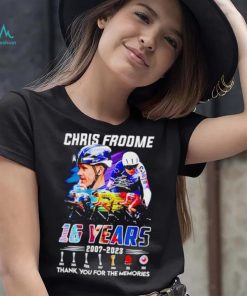 Chris Froome 16 Years 2007 – 2023 Thank You For The Memories T Shirt